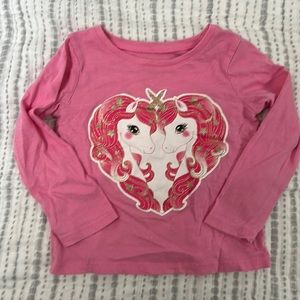 The Children’s Place 2t unicorn long sleeve t-shirt